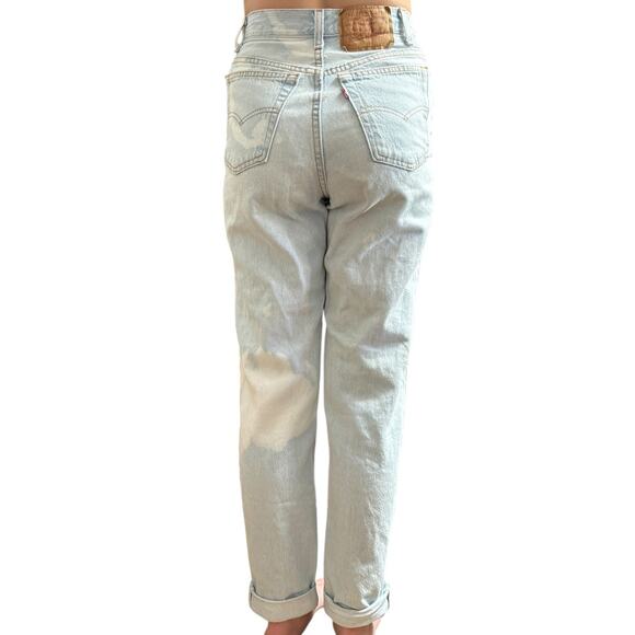 Levi’s VTG 80s Mom Button Fly Jeans Light Wash Tapered USA Women Size XS… - Picture 7 of 15
